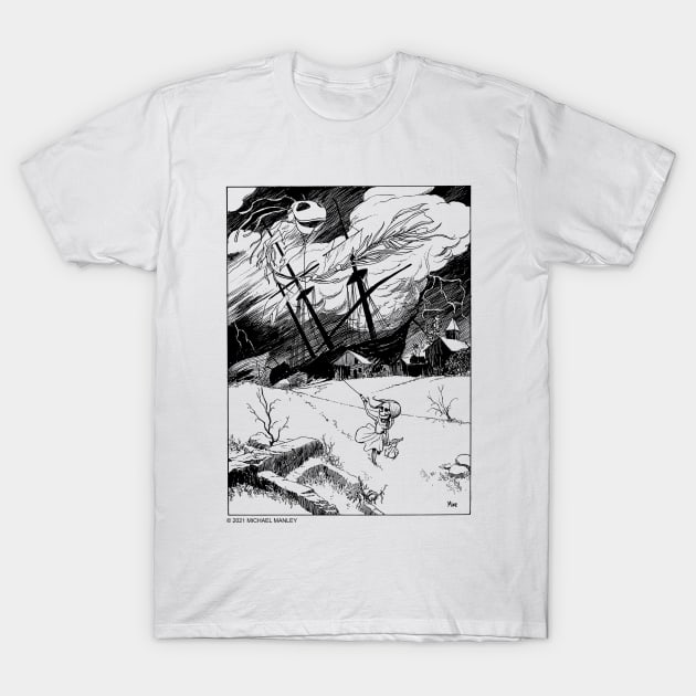 Kite Flying T-Shirt by drawmanley